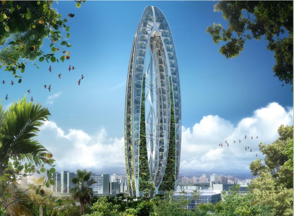 BIONIC ARCH, A SUSTAINABLE TOWER TAICHUNG ECOPOLIS, TAIWAN | Green Building