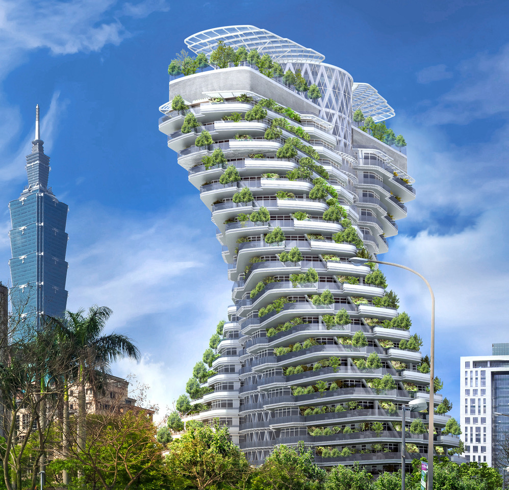 Taiwanese Twist Green Building